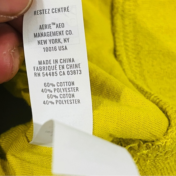 Aerie Yellow Terry Cloth Bralette Small NWT - Picture 4 of 4